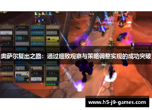 奥萨尔复出之路：通过细致观察与策略调整实现的成功突破